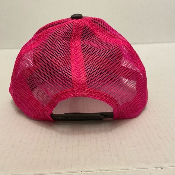 John Deere Pink And Gray Logo Baseball Adjustable Cap. - Picture 4 of 5